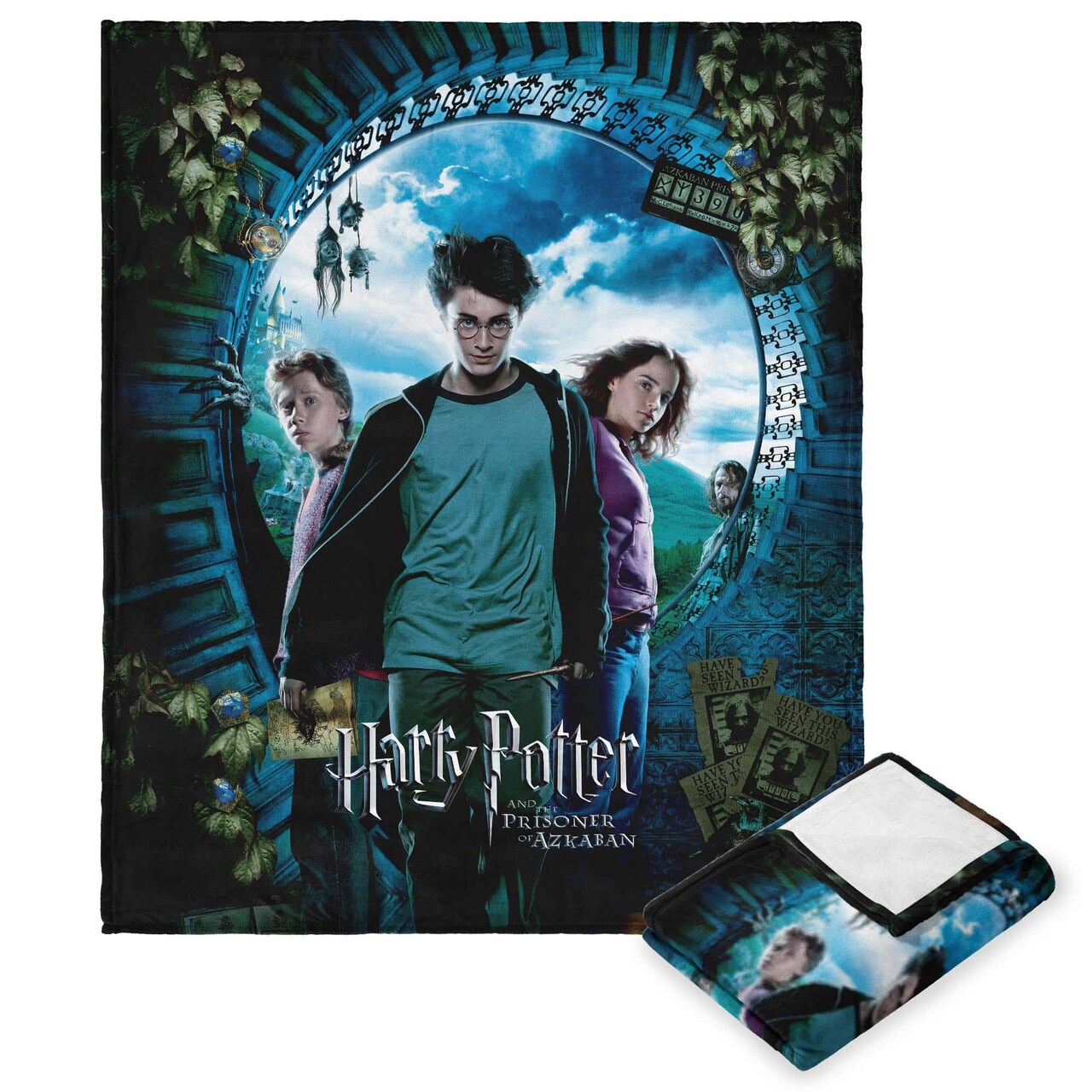 Warner Bros. Harry Potter Core Three Silk Touch Throw Blanket 50×60 Inches